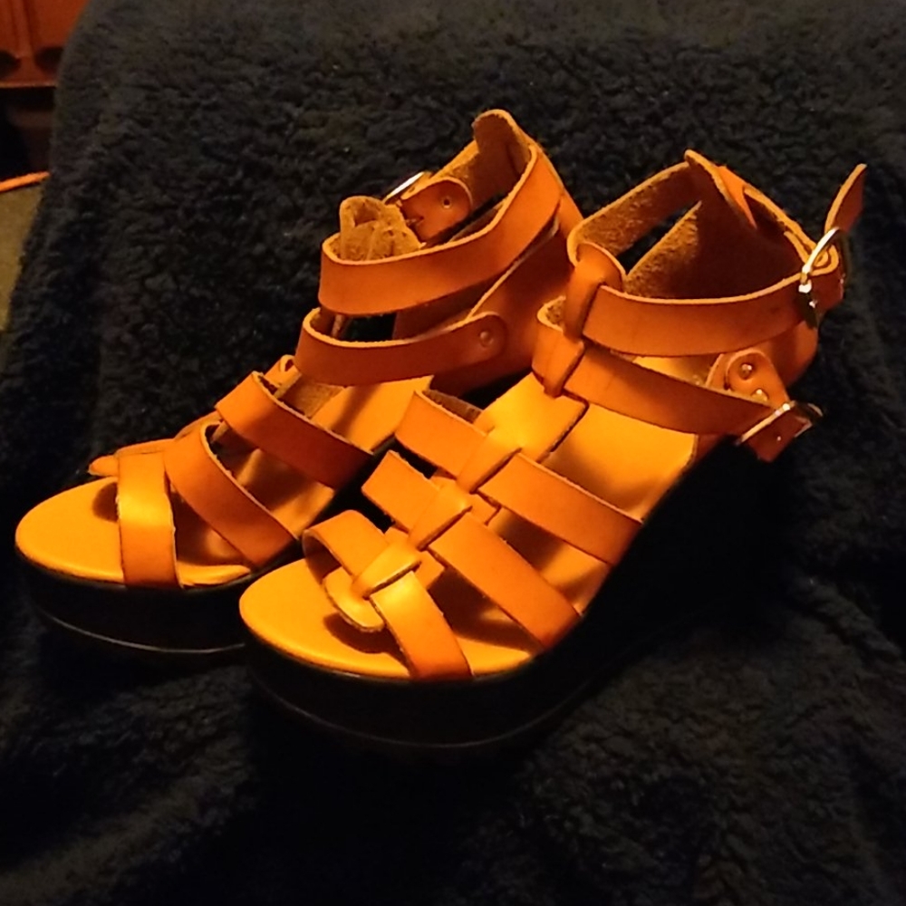 Bamboo Platform Shoes/Sandals